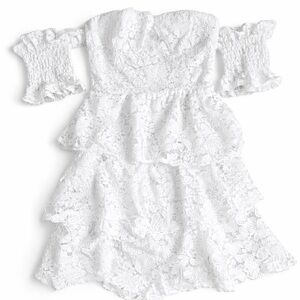 Tea n Cup Ivory Lace Dress